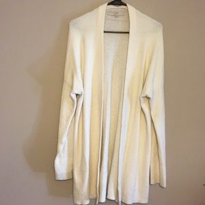 LOFT off white cardigan size L